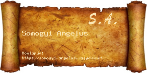 Somogyi Angelus névjegykártya